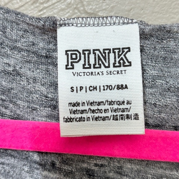 PINK Victoria's Secret Grey Racerback Tank Top -bundle 3 or more - Picture 3 of 3